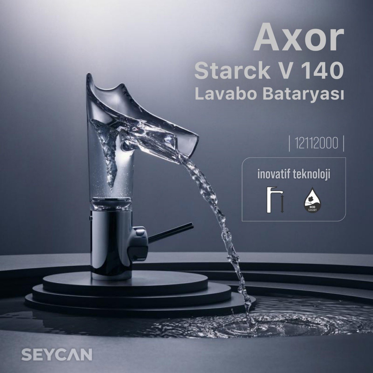 Axor Starck V 140 Lavabo bataryası
