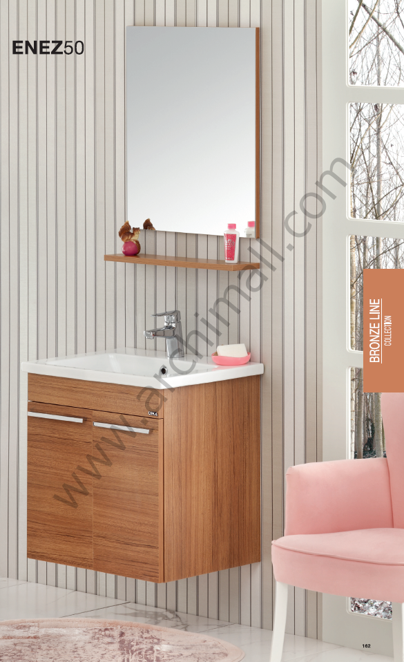 Orka Enez 55 cm Asma Banyo Dolabı