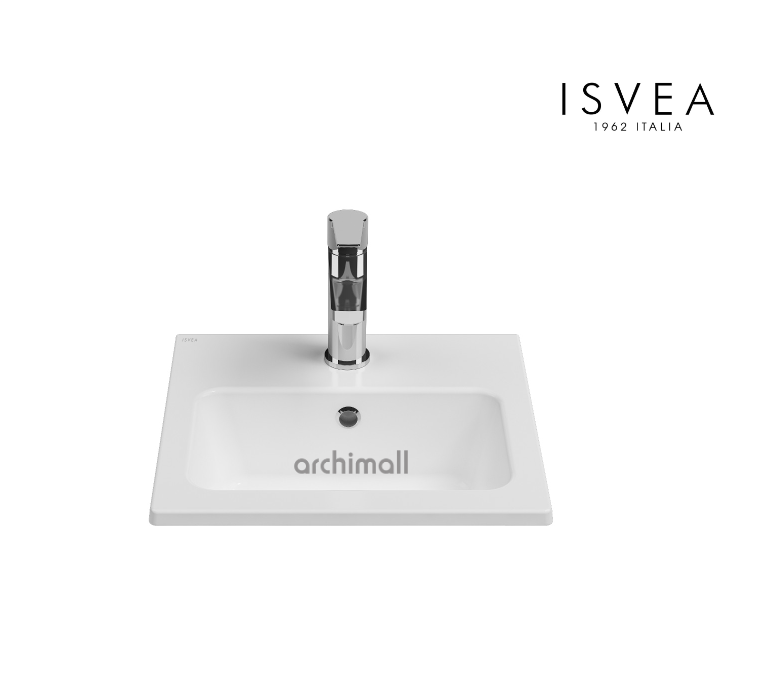 İsvea SistemaT Compacto Lavabo 40x36 cm Beyaz