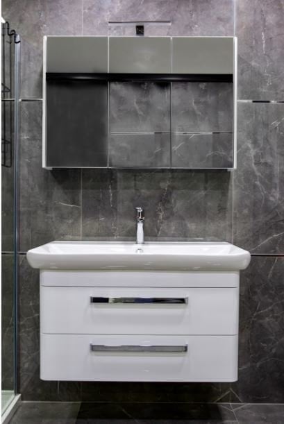 Orka Rose 100 cm Asma Banyo Dolabı