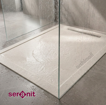 Aquanit 90x135 Slope Luna Beyaz Porselen Duş Karosu
