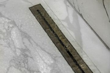 Aquanit 90x135 Slope Line Fibre Grey Porselen Duş Karosu