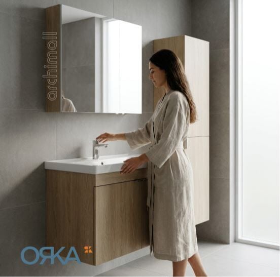 Orka Desna 100 cm Asma Banyo Dolabı