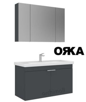Orka Desna 100 cm Asma Banyo Dolabı
