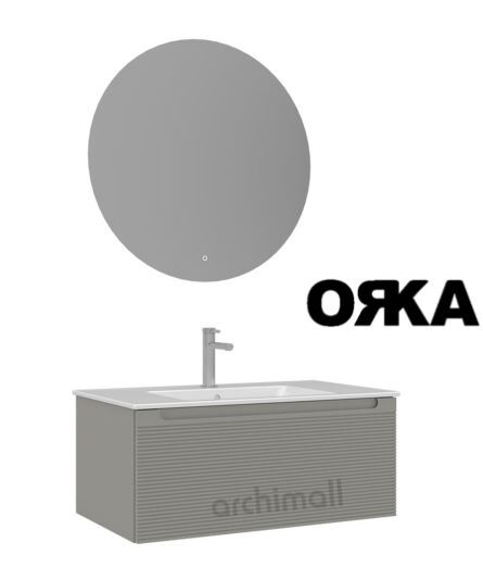 Orka Olbia 80 Asma Banyo Dolabı MAT KAŞMİR