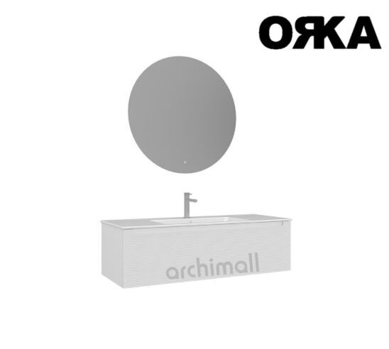 Orka Olbia 120 Asma Banyo Dolabı MAT BEYAZ