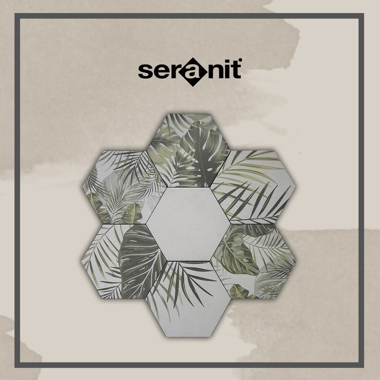 Seranit Mirage Flower Dekor 20x23.2