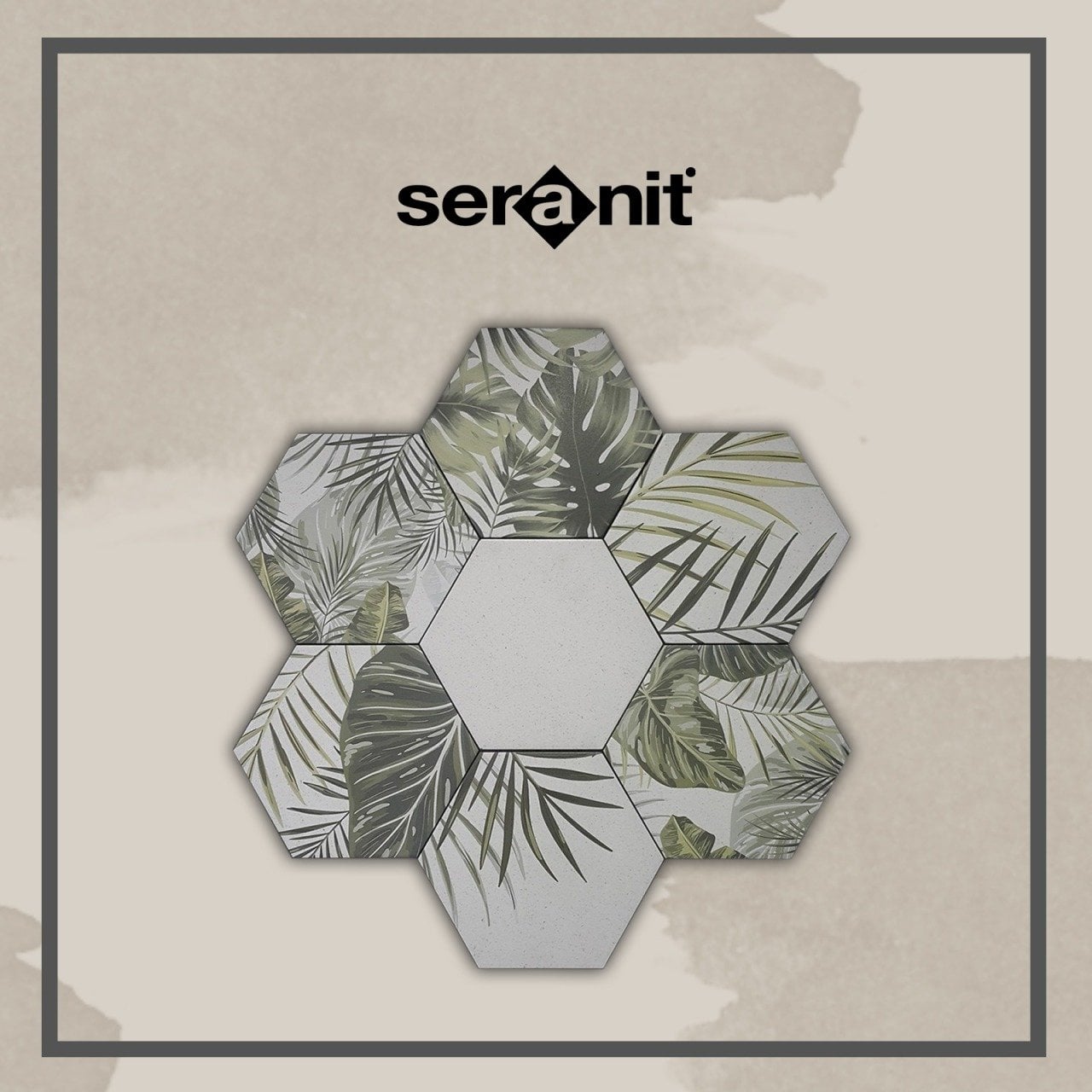 Seranit Mirage Flower Dekor 20x23.2