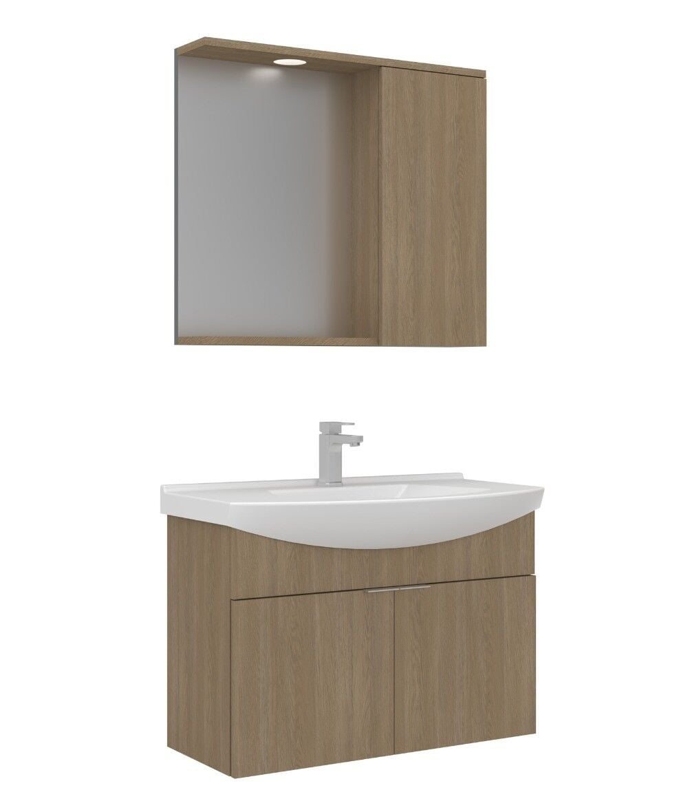 Orka Purus 100 cm Asma Banyo Dolabı BUDVA