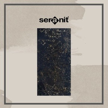 Seranit 60x120 Crushed Marble Black Full Lappato