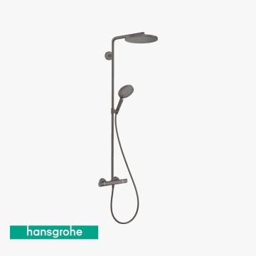Hansgrohe Raindance Select S 240 Mat Siyah Duş kolonu termostatlı