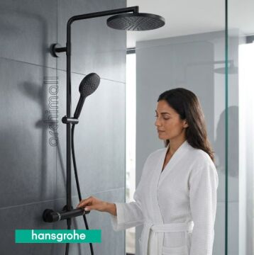 Hansgrohe Raindance Select S 240 Satin Siyah Duş kolonu