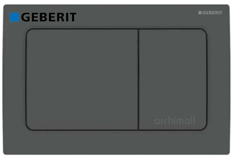 Geberit Alpha 30 Kumanda Paneli Mat Siyah