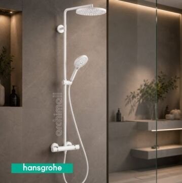 Hansgrohe Raindance Select S 240 Satin Beyaz Duş kolonu