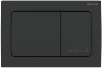 Geberit Alpha 30 Kumanda Paneli Siyah Krom