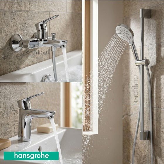 Hansgrohe Logis E Üçlü Batarya Seti