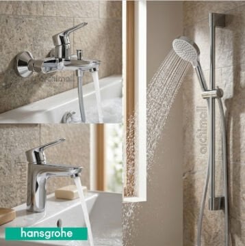 Hansgrohe Logis E Üçlü Batarya Seti