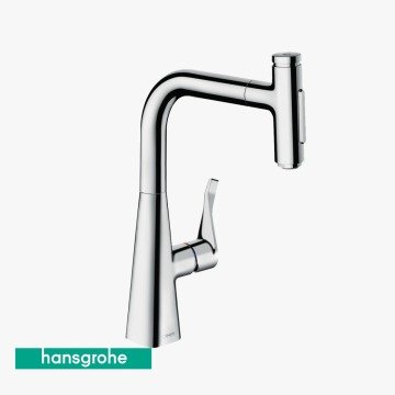 Hansgrohe Metris Select M71 spiralli eviye bataryası