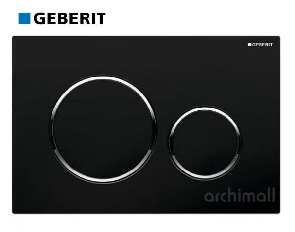 Geberit Sigma 20 Kumanda Paneli Parlak-Mat Siyah