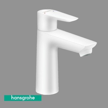 Hansgrohe Talis E 110 Satin Beyaz Lavabo Bataryası 71710700