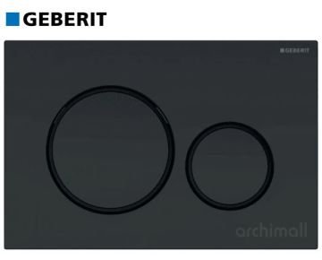 Geberit Sigma 20 Kumanda Paneli Siyah-Mat Siyah