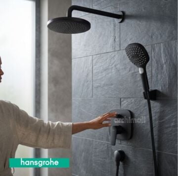 Hansgrohe Talis E Satin Siyah Ankastre Banyo Bataryası Seti