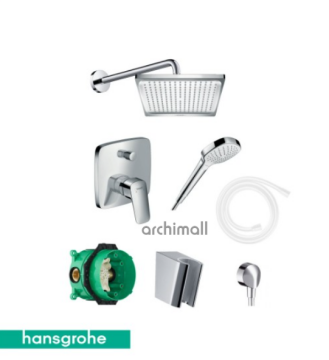 Hansgrohe Logis Ankastre Banyo Batarya Seti