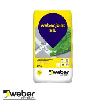 Weber Joint Sil Silikonlu Fuga Açık Gri 20 KG
