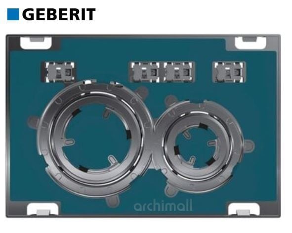 Geberit Sigma 21 Kumanda Paneli Kişiselleştirilebilir-Krom