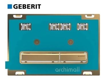 Geberit Sigma 50 Kumanda Paneli Kişiselleştirilebilir-Pirinç