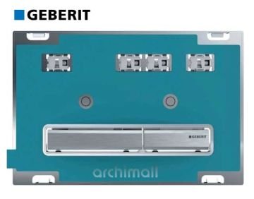 Geberit Sigma 50 Kumanda Paneli Kişiselleştirilebilir-Krom