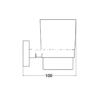 Csk Banyo Ege Diş Fırçalık Krom EG2405