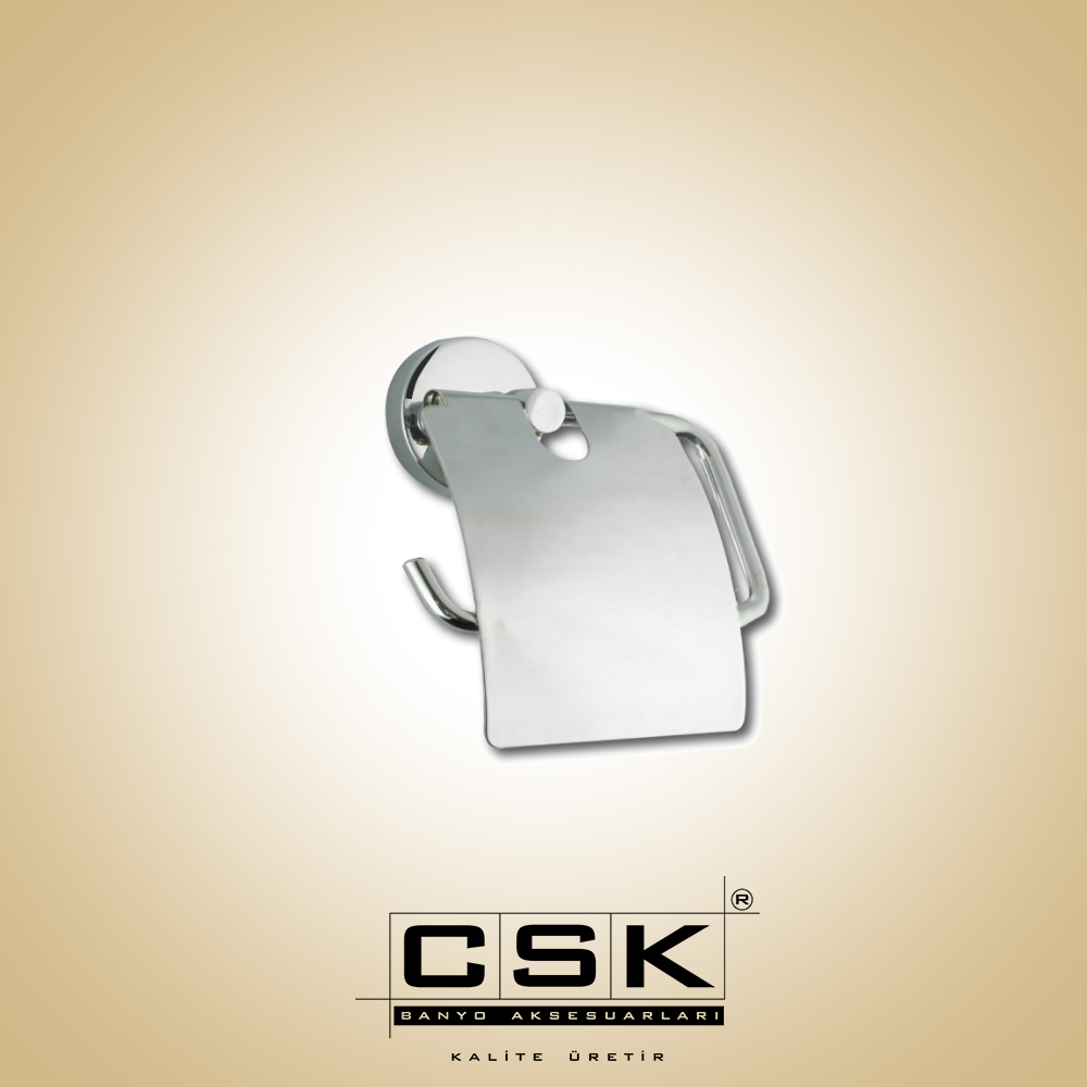 Csk Banyo Ege Kapaklı Kağıtlık Krom EG2409