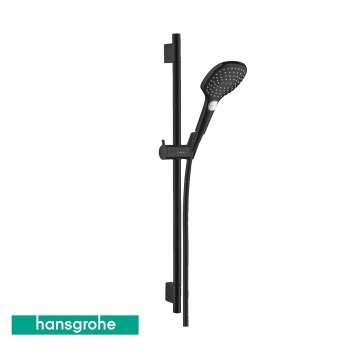 Hansgrohe Raindance Select E Satin Siyah Sürgülü Duş Seti