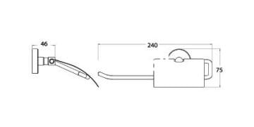 Csk Banyo Ege Kapaklı Kağıt Havluluk Krom EG2411