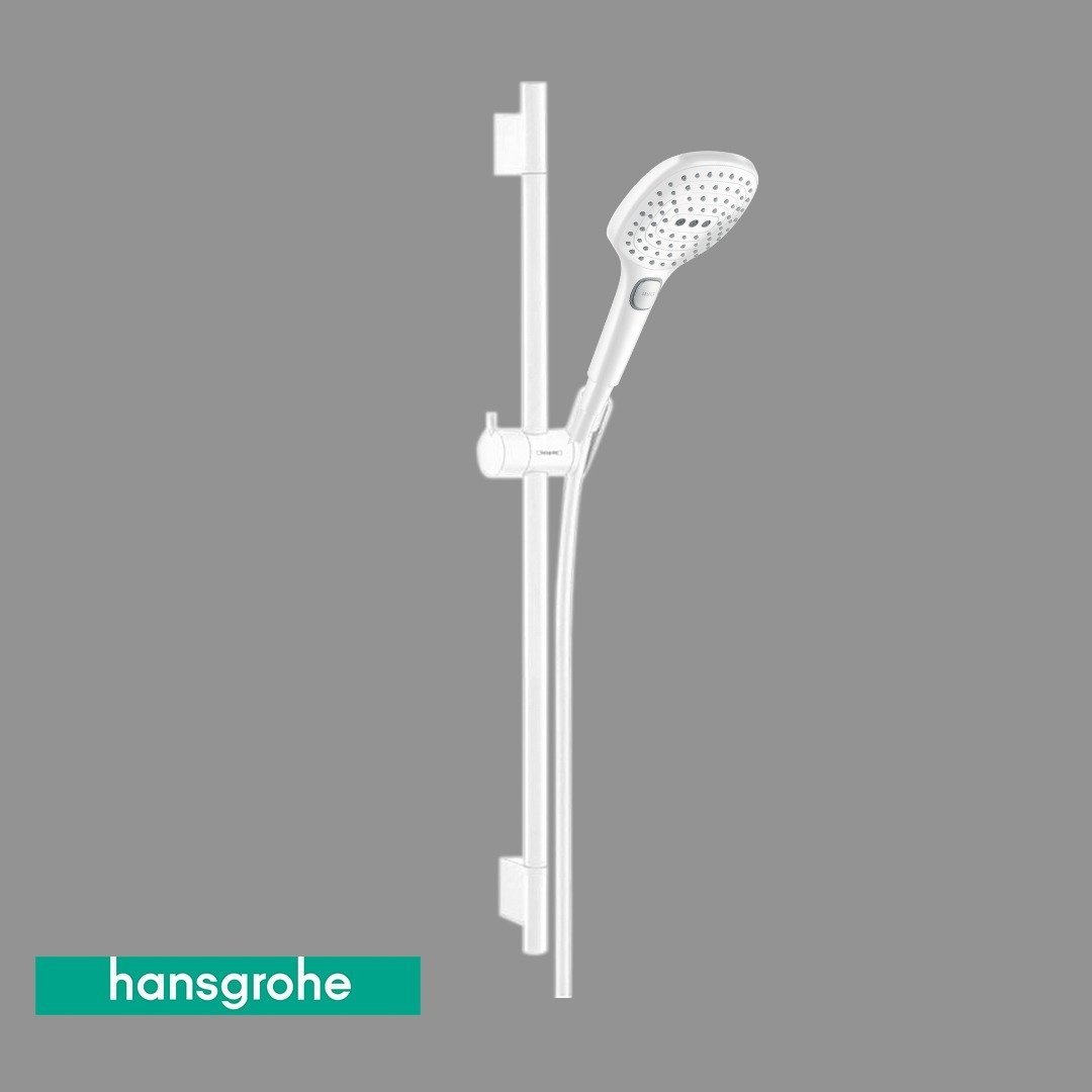 Hansgrohe Raindance Select E Beyaz Sürgülü Duş Seti