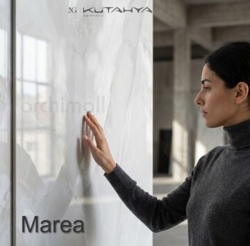 Kütahya 60x120 Marea Beyaz Parlak Nano