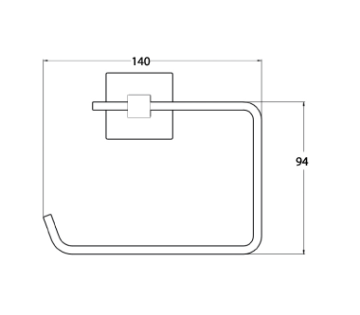Csk Banyo Aksu Açık Kağıtlık Altın AKS12206