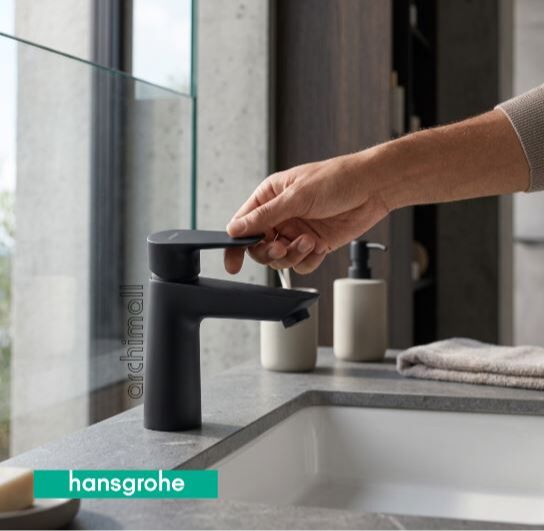 Hansgrohe Talis E 110 Mat Satin Siyah Lavabo Bataryası
