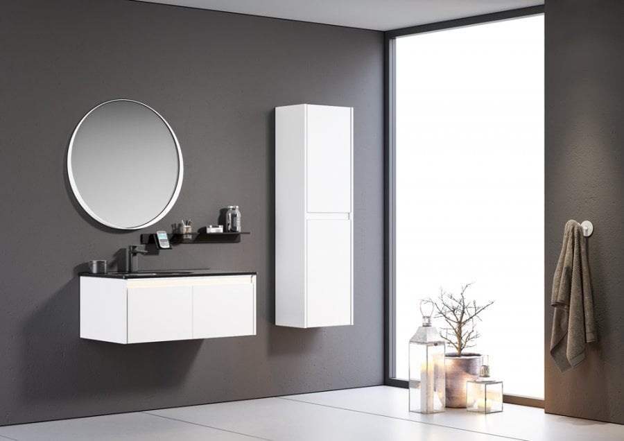 Orka Lisbon 90 cm Asma Banyo Dolabı