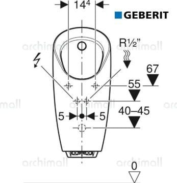 Geberit Preda Fotoselli Pisuvar Elektrikli