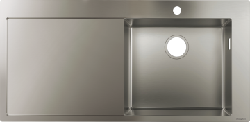 Hansgrohe S715-F450 SOL Damlalıklı Çelik Eviye