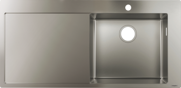 Hansgrohe S715-F450 SOL Damlalıklı Çelik Eviye
