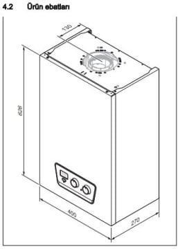Demirdöküm Ademix P24 KW Tam Yoğuşmalı Kombi