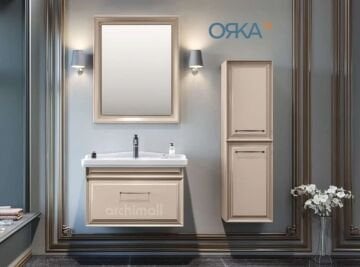 Orka Design 85 cm Asma Banyo Dolabı
