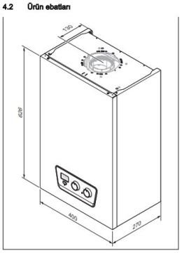 Demirdöküm Ademix P28 KW Tam Yoğuşmalı Kombi