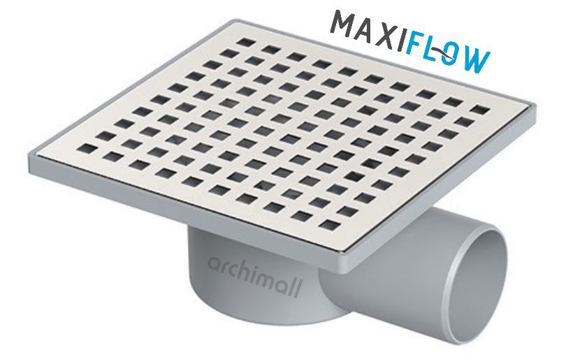 Maxiflow Line Yer Sifonu 15X15 Q70 Yandan Çıkış