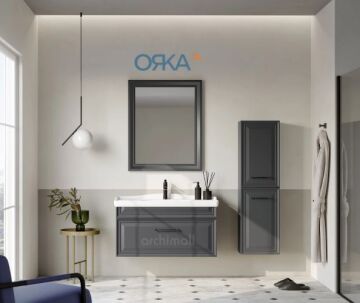 Orka Design 105 cm Asma Banyo Dolabı