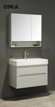 Orka Malta 80 cm Asma Banyo Dolabı