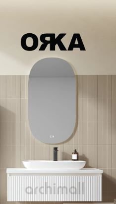 Orka Lentia 80 Asma Banyo Dolabı